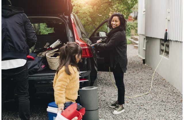 EV, charging, car