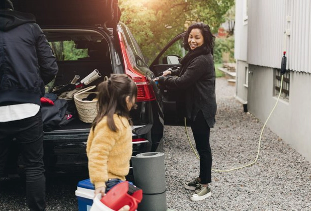 charging EV, charging, car